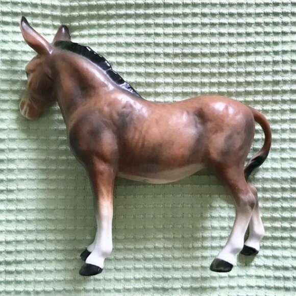 Vintage Ceramic "Lefton's" Donkey/Mule figurine - Picture 7 of 8